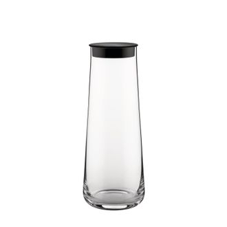 Alessi Eugenia Nf09/3100 Jarrita Con Tap&oacute;n De Silicona, Vidrio Cristalino, 110 Cl