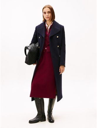 Tommy Hilfiger Womens Lightweight Rib-Knit Midi Skirt - Red - XXL