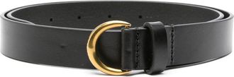 Isabel Marant Luno leather belt - women - Calf Leather - 90 - Black
