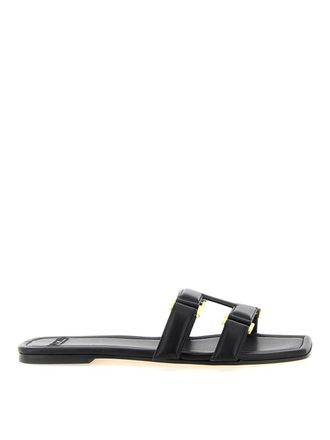 Elisabetta Franchi Nappa Leather Sandals