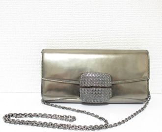 Sergio Rossi gold Clutch Bag Shoulder Bag (Pre-Owned)