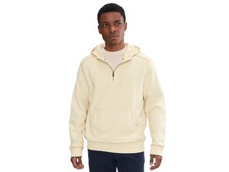 Tommy Bahama Cirrus Breeze Half Zip Hoodie Mens Sweatshirt Natural : 3XL, Cotton