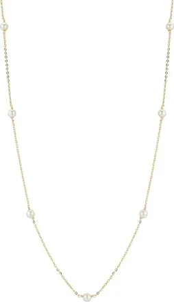 Glaze Jewelry 14K Plated 4Mm Pearl Necklace