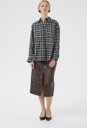 Karen by Simonsen Overhemd met lang mouwen KBBelis Overhemd met lang mouwen Oversize fit dark grey