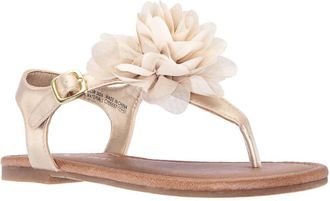 Nina Womens Anaya Thong Sandals In Rose Gold Metal