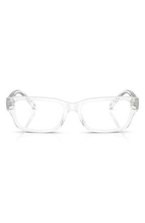 Diesel 56mm Square Optical Glasses in Shiny Cristal/Demo at Nordstrom