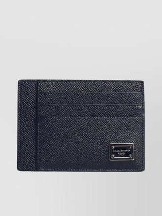 Dolce & Gabbana leather dauphine cardholder