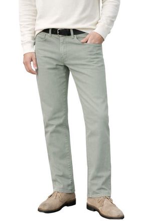 Fidelity Denim Jimmy Slim Straight Leg Jeans in Moss at Nordstrom, Size 32