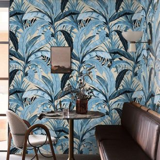 Wallpapers4Beginners Wallpapers4beginners - Carta da Parati Bosco Tropicale in Beige in Fogli di Carta, 250x200cm