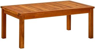 vidaXL Mesa de centro de jardín madera maciza de acacia 90x50x36 cm Vidaxl