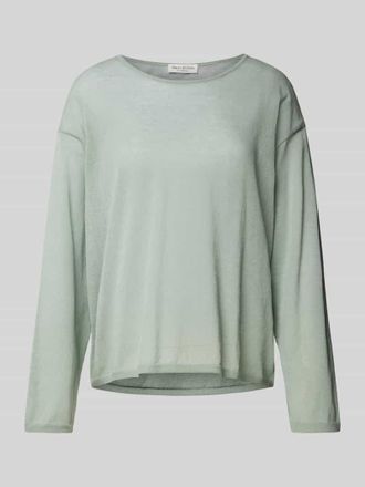Marc O'Polo Strickpullover mit überschnittenen Schultern in Mint, Größe L