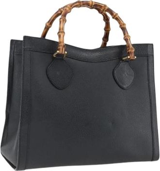 Gucci Pre-owned Handbags, female, Black, Size: ONE SIZE Pre-owned Vintage Handbag