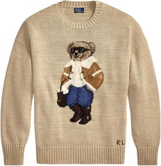 Ralph Lauren Polo Bear Intarsia-knit Sweater