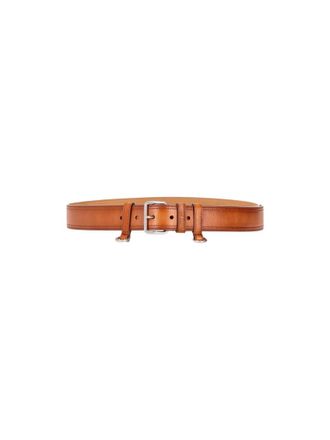 Miu Miu Light Brown Solid Buckle Belt