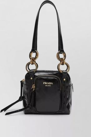 Prada bucket mini leather bucket bag