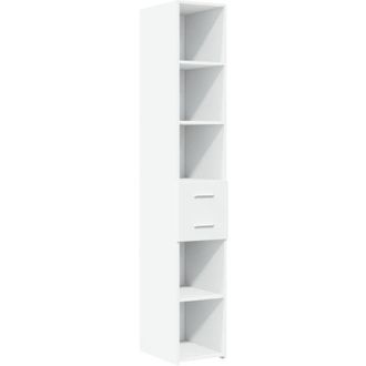 vidaXL Highboard White 30x42.5x185 cm Engineered Wood vidaXL