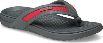 Crocs Yukon Sport Flip Flop in Slate Grey/Flame at Nordstrom Rack, Size 11