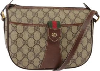Gucci Pre-owned Plastic gucci-bags - Dames - Vintage Schoudertas - Beige - ONE Size - Vintage