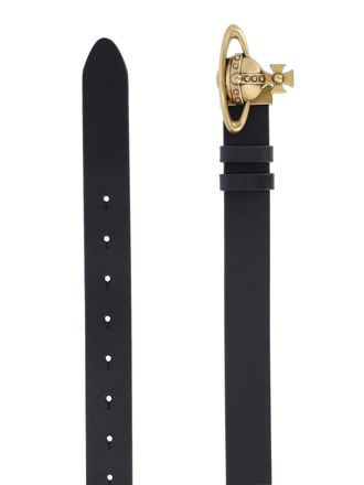 Vivienne Westwood Womens Belts Black Cow Leather