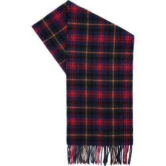 Polo Ralph Lauren Recycled Classic Plaid Scarf in Red Multi at Nordstrom