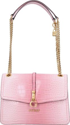 Guess Schoudertas met Klep - Dames - Schoudertassen - Roze - ONE Size - Leer - Tassen