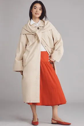 Lisa Says Gah Olson Trench Coat Jacket