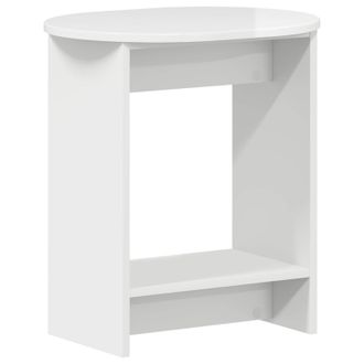vidaXL Mesa Lateral Blanco Brillante 50 X 39,5 X 55 Cm Vidaxl