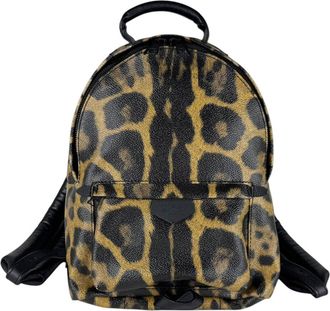 Louis Vuitton Black Brown Pvc Backpack (Pre-Owned)