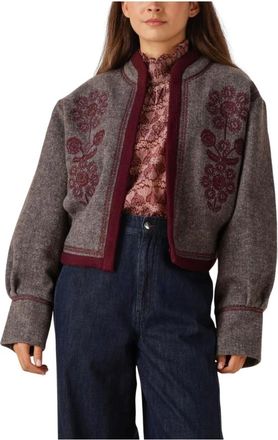 Antik Batik Truien & Vesten, Dames, Veelkleurig, XS, Polyester, Will Jacket