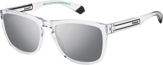 Polaroid Kristal Grijs Zilver Gespiegelde Zonnebril - unisex - Zonnebrillen - Grijs - 57 MM - Accessoires