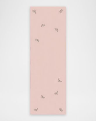 Janavi India Butterflies Embroidered Merino Wool Scarf