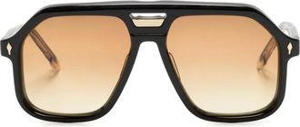 Jacques Marie Mage Casius pilot-frame sunglasses - Black