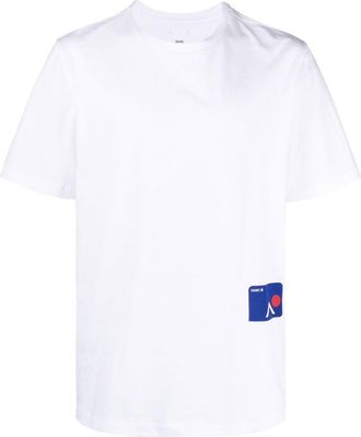 OAMC photograph-print short-sleeved T-shirt - men - Cotton/Silk - M - White
