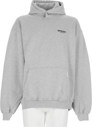 Represent Relaxed Fit Drawstring Hoodie with Kangaroo Pocket