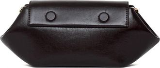 Ganni Bou Bag East/West Deep Shine - Dames - Tassen - Bruin - Maat: ONE Size Leer