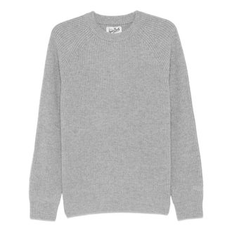 MC2 Saint Barth Truien & Vesten, Heren, Grijs, M, Ronde hals knit