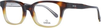 Omega Accessoires, Heren, Bruin, ONE Size, Bruine Rechthoekige Optische Monturen voor Mannen
