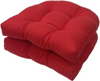 OEM Cojines Para Asientos De Exterior, Juego De 2 Cojines Suaves Y Acolchados De 48 X 48 Cm (19 X 19 Pulgadas), Para Muebles De Patio Y Sillas De Mimbre (
