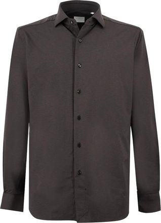 Xacus Shirt - Heren - Casual Overhemden - Bruin - L - Overhemden
