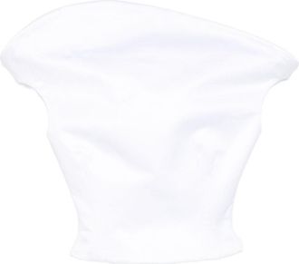 Magda Butrym Cropped Blouse - Womens - Cotton