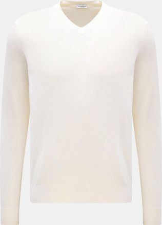 Braun Hamburg Men - Merino V-Neck Pullover creme