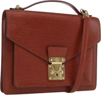 Louis Vuitton Pre-owned Handbags, female, Brown, Size: ONE SIZE Pre-owned Vintage Handbag