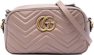 Gucci Pre-owned Gucci Small GG Marmont Matelasse Calfskin Crossbody Unisex I7NRJKU6WQ6VOVZ4