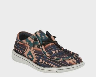 Justin Womens Hazer Brushpopper Shoe In Black Multi