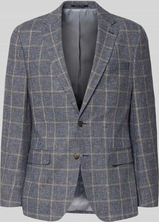 Christian Berg Modern Fit Sakko mit Pattentaschen und Reverskragen in Blau, Gr&ouml;&szlig;e 102