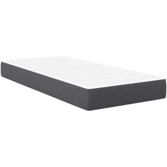 vidaXL Colch&oacute;n De Cama Con Colch&oacute;n Gris 80 X 200 Cm Tela Vidaxl