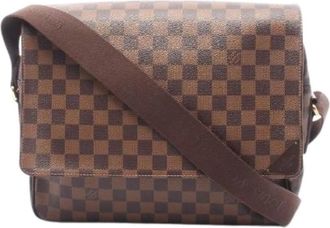 Louis Vuitton Pre-owned Shelton MM Borsa a Spalla Damier Ebene - - Pre-owned - Uomo - Marrone - ONE SIZE