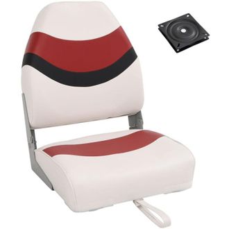 vidaXL Set De Asientos Plegables Para Barco 2 Uds Con Respaldo Alto Vidaxl