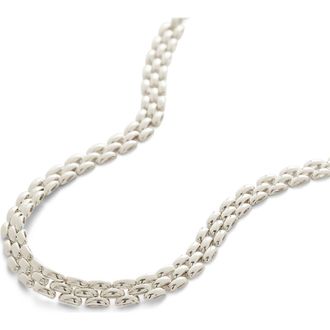 Monica Vinader Heirloom Necklace Adjustable in Silver at Nordstrom Rack