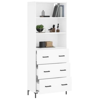 Berkfield Home Highboard White 69.5x34x180 cm Engineered Wood